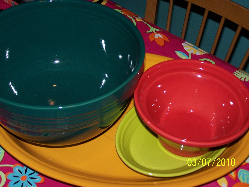 Fiestaware Serving Pieces My birthday haul of fiestaware Flickr