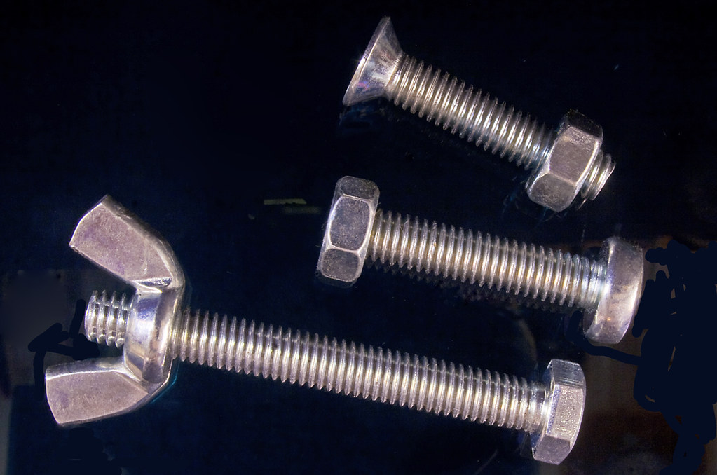 Wing Nut, nuts and Bolts I call the bottom nut a Charlie V… Flickr