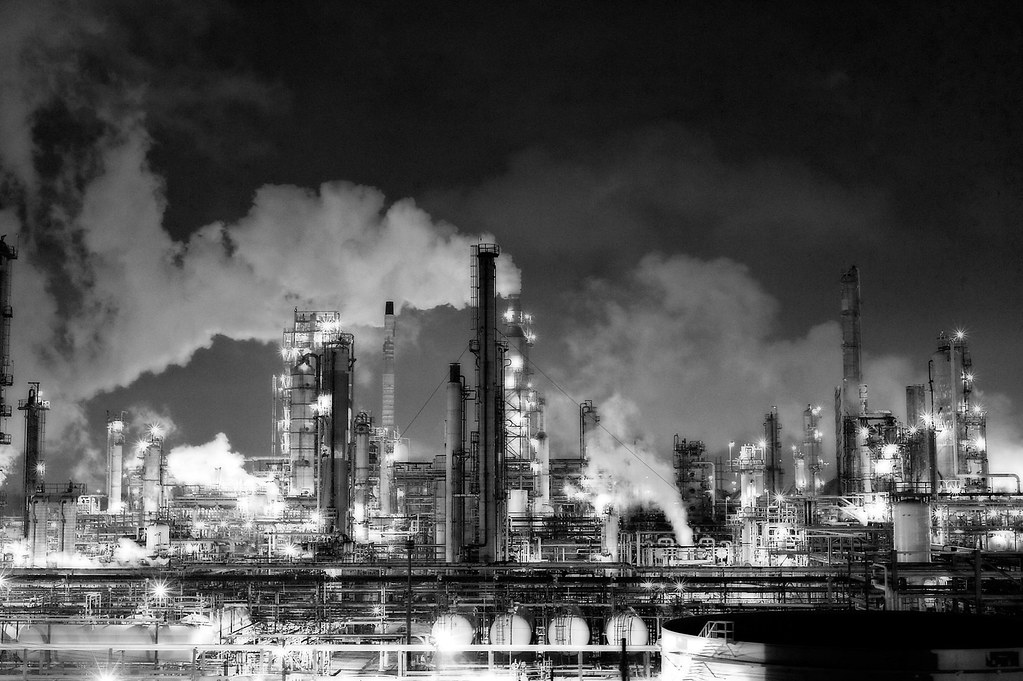 Industrial Landscape, 3/16/10 Taken on the Houston Ship Ch… Flickr