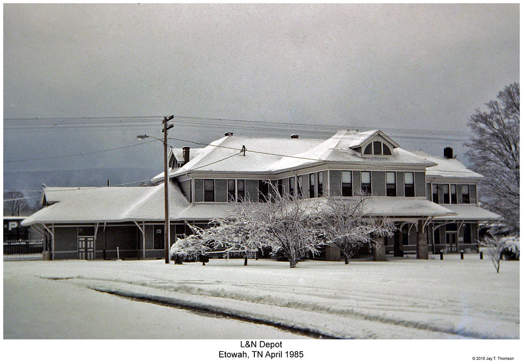 L&N Depot Etowah, TN Reproduced 35mm Slide Photo shot by m… Flickr