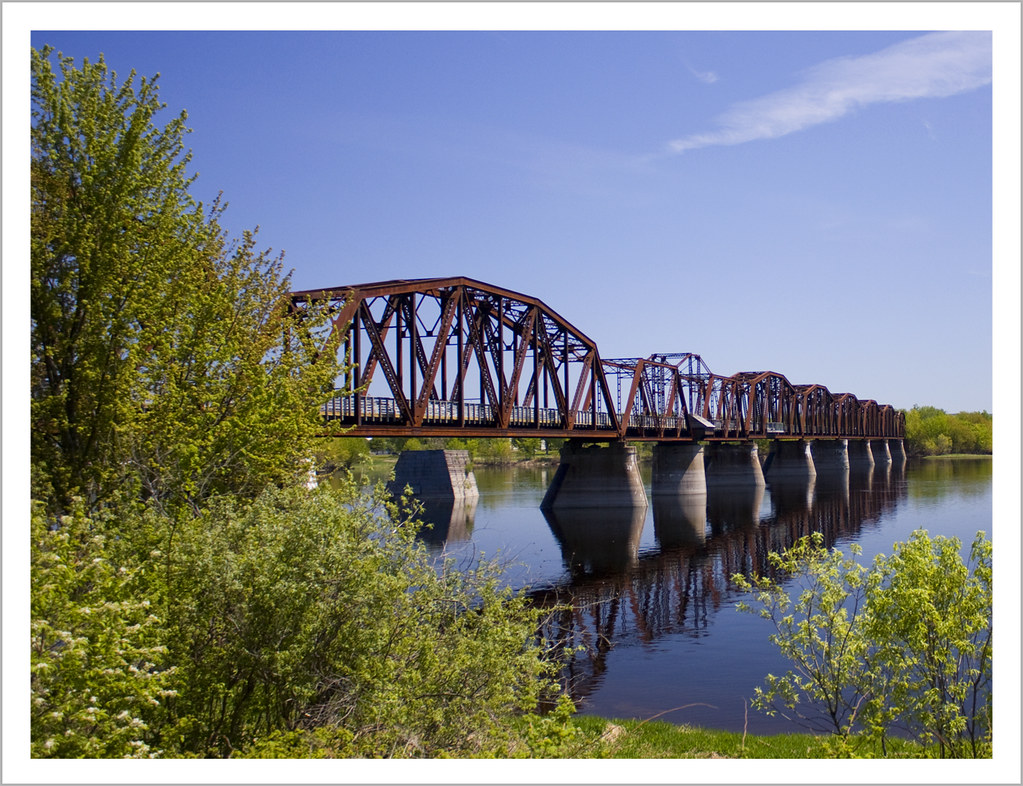 Fredericton Railway Bridge Built in 1936, the Fredericton … Flickr