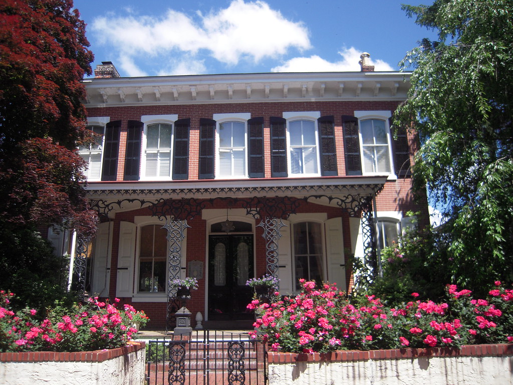 Miner street, West Chester, Pa Love the house, sky and flo… Flickr