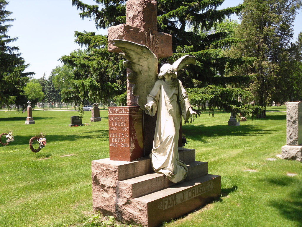 Saint Adalbert"s cemetery Angel Cragin Spring Flickr