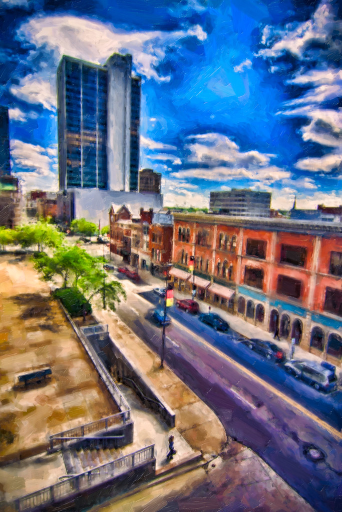 Calhoun St.Explore 499 Photopainting of Calhoun Street … Flickr