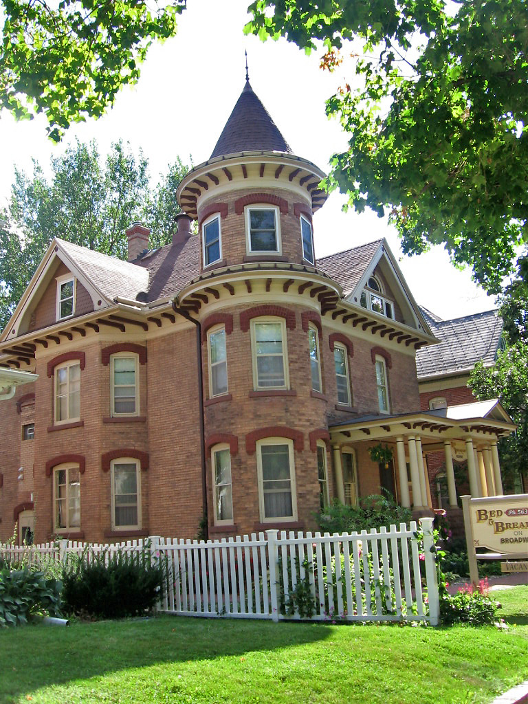 Victorian house with tower, Broadway, Decorah, Iowa Flickr