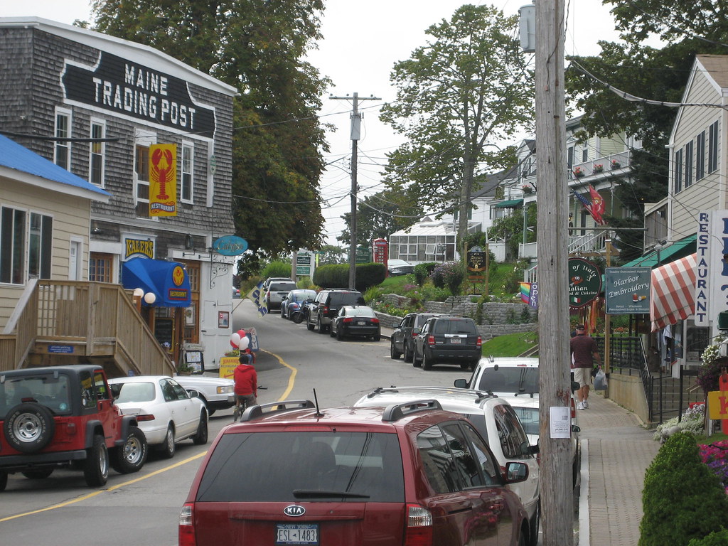 Shops in Boothbay Harbor Maine Kirk Martin Flickr