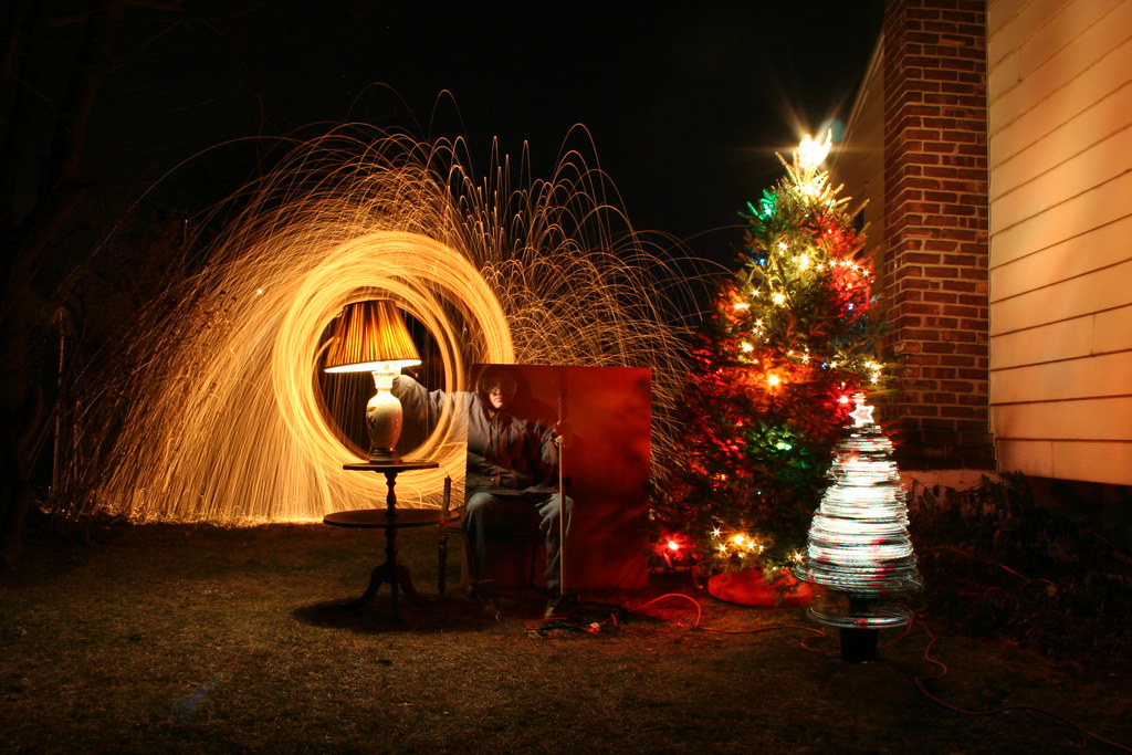 Christmas tree, wool, fire extinguisher I used a wide anglâ€¦ Flickr