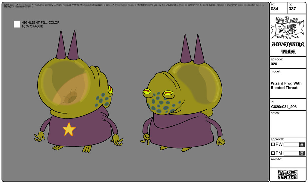 Wizard Frog with Bloated Throat From the Adventure Time ep… Flickr