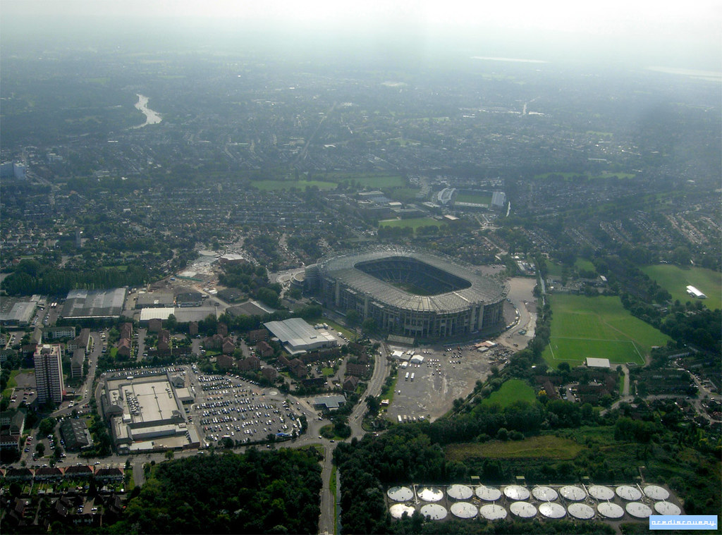 Twickenham Stadium, aerial photograph Twickenham rugby sta… Flickr
