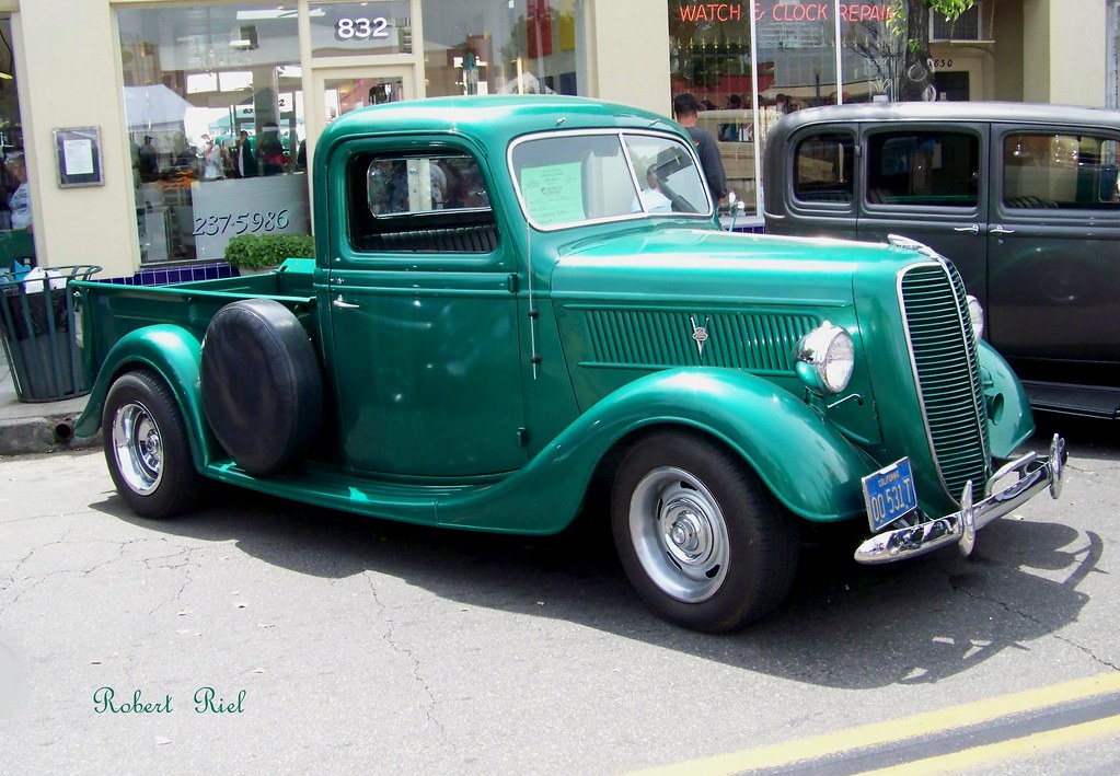 1937 Ford pickup 2010 Tower District car Show Fresno,Ca.… Bob the Real Deal Flickr