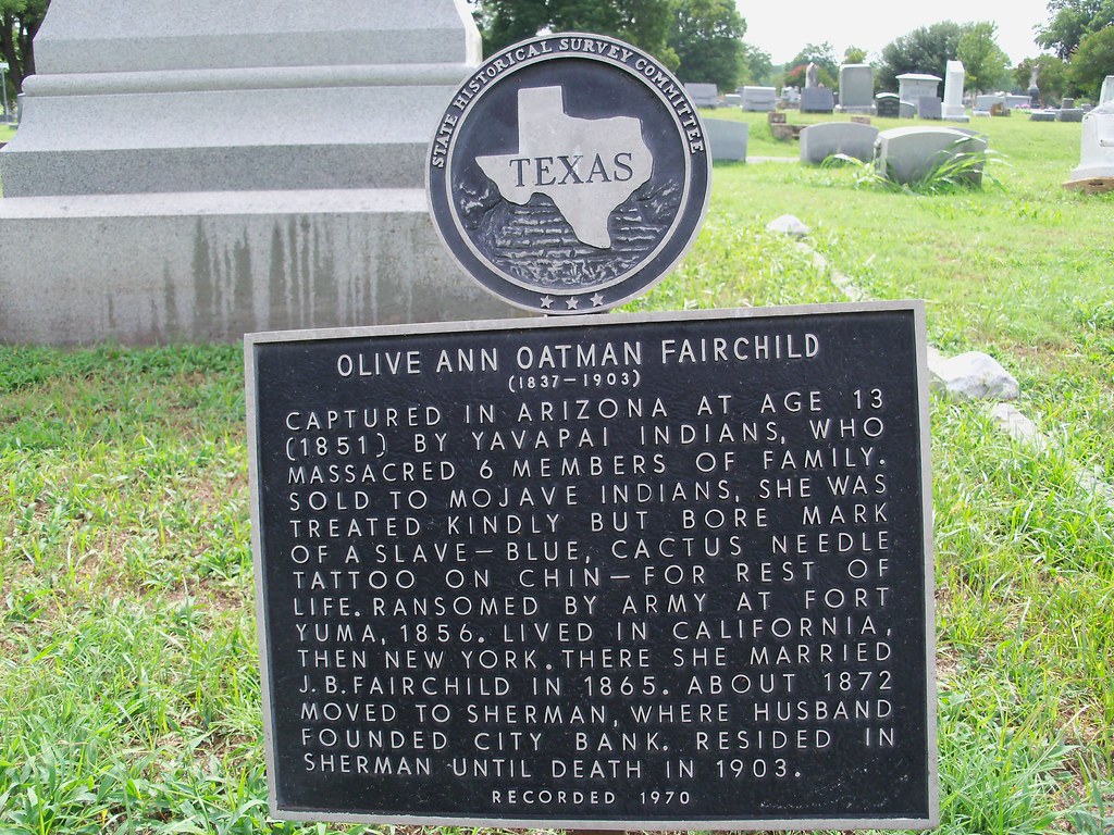Olive Ann Oatman Fairchild, West Hill Cemetery, Sherman, T… Flickr