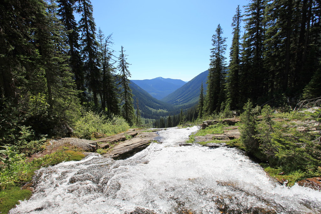 Falls along the Pinnacle Lake Trail, Cherryville, BC Flickr