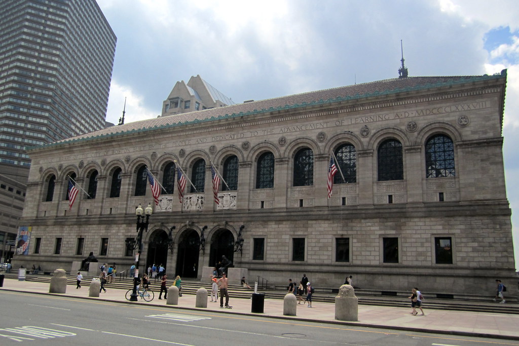 Boston Back Bay Boston Public Library McKim Building Flickr