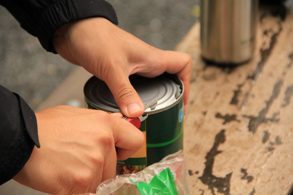 Can Opener No one in our group brought a can opener, so Mo… Flickr