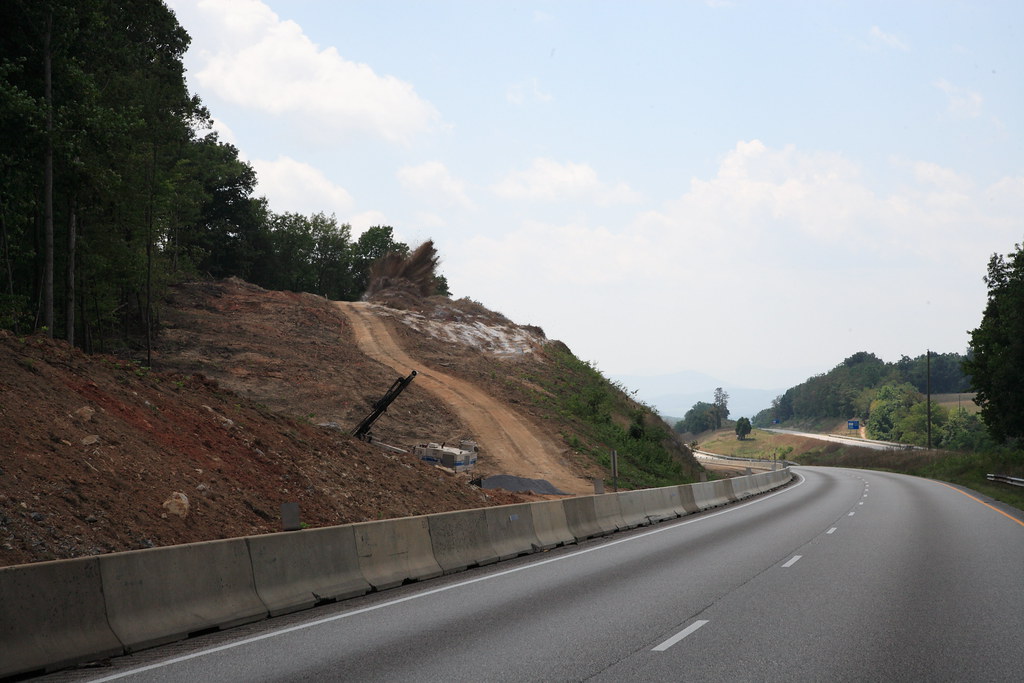 VDOT completes hillside blasting on Interstate 81 near mi… Flickr
