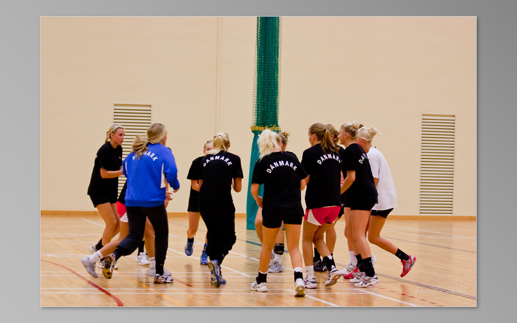 Denmark Handball Girls training Taken during a training se… Flickr
