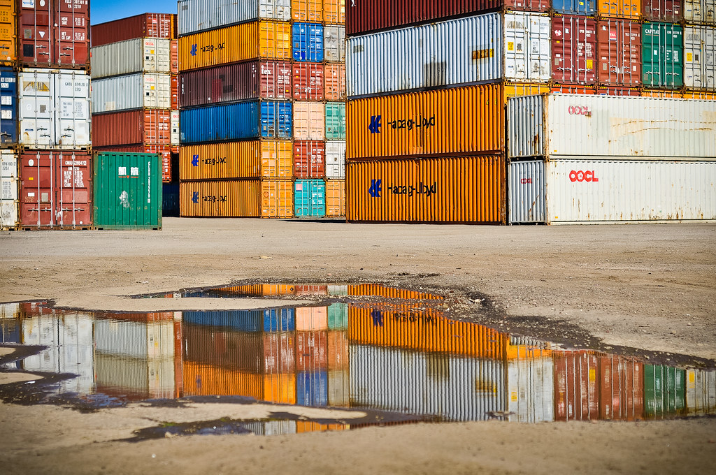 shipping container yard, Etobicoke Toronto Gail Edwin Aguiar Flickr