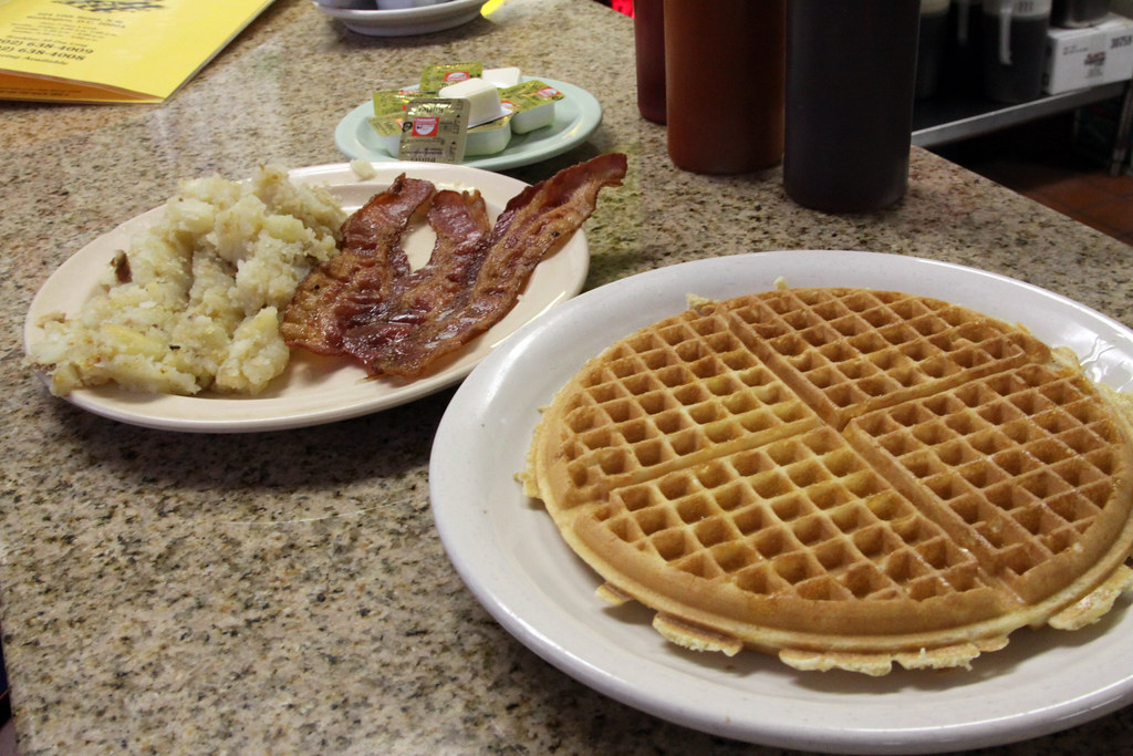 Waffle Breakfast at Lincoln's My 7.95 breakfast from Linc… Flickr