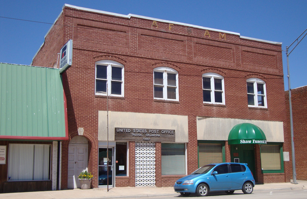 Post Office 73667 and Masonic Lodge (Taloga, Oklahoma) Flickr