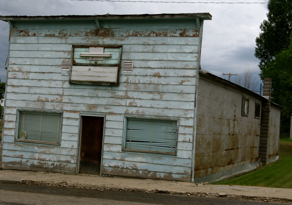 Greenish Building,Ryegate,Montana This false front vintage… Flickr