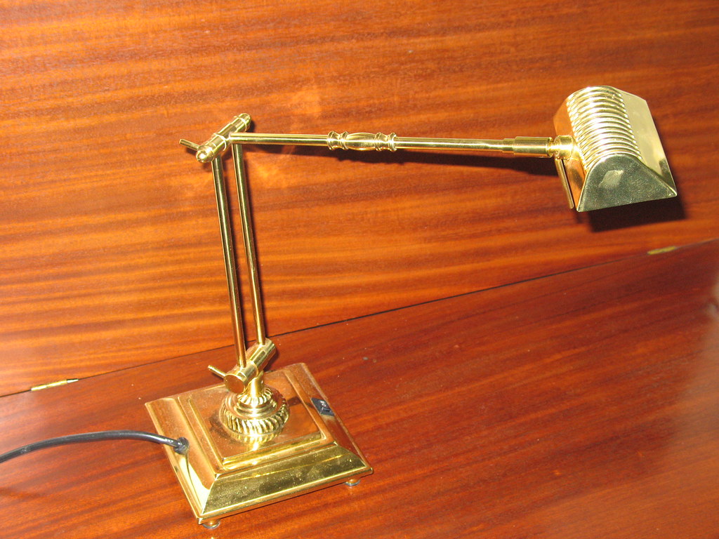 Brass highintensity desk lamp topstock Flickr