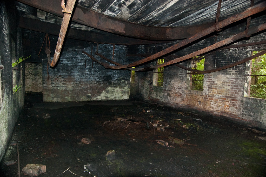 Remains of the mine buildings, Llanharry, Wales Llanharry … Flickr