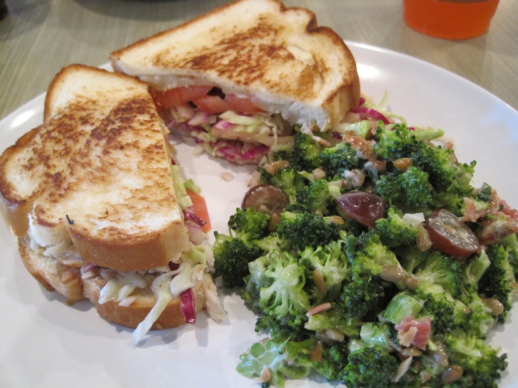 Urban Cookhouse Turkey Crunch with broccoli salad Flickr