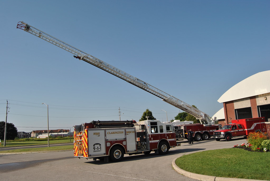 Clarington Fire Outside Station 1 (Headquarters) Larry Thorne Flickr