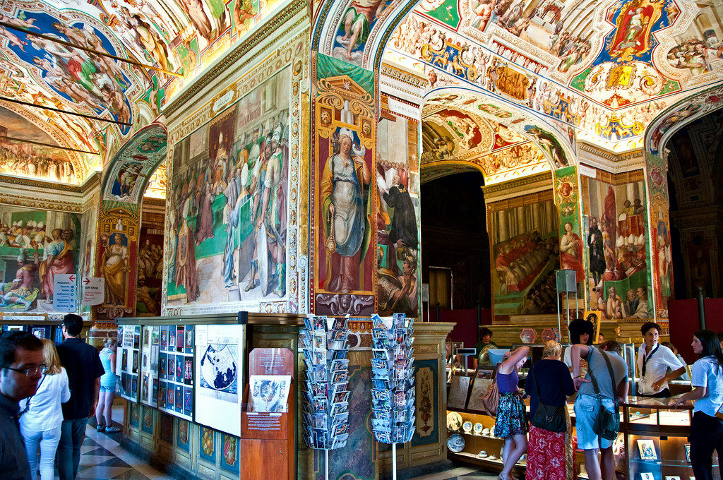 Souvenir shop inside the Vatican Museums Do you know more … Flickr