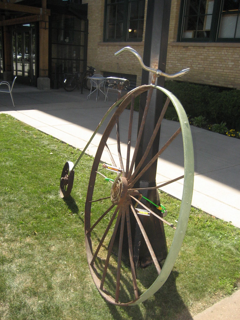 The Green Bike Our facility manager, Steve, brought in thi… Flickr