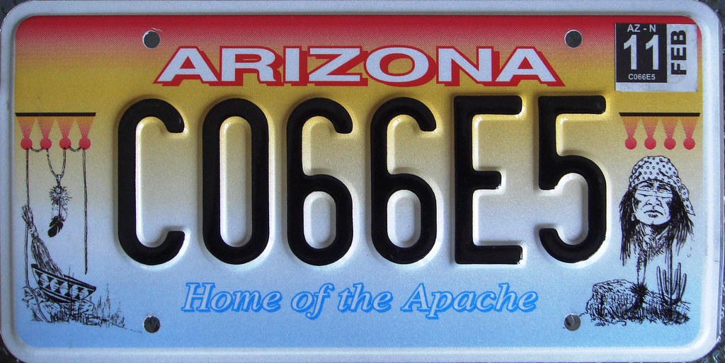 Flickriver Photoset 'Arizona Native American License Plates' by Suko's