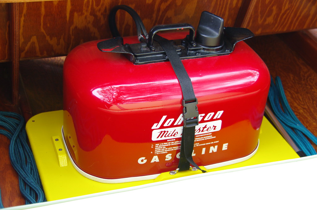 Johnson Outboard Gas Tank Restored marine gas tank. Flickr