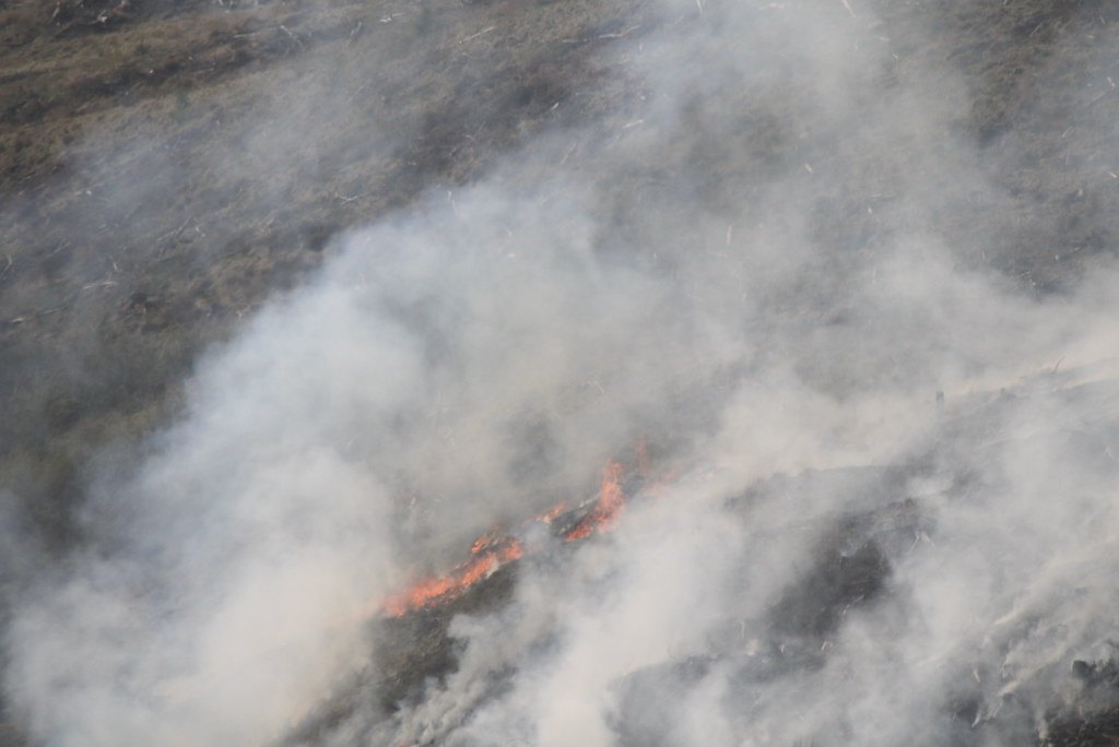 Fire in the Rhondda Wild fires in the Rhondda Valley SIMON SMITH Flickr