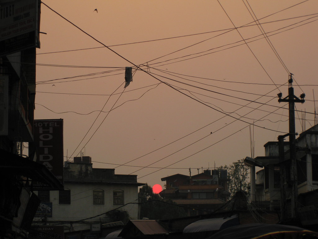 Kathmandu sunset Kathmandu, Nepal Lava Flickr