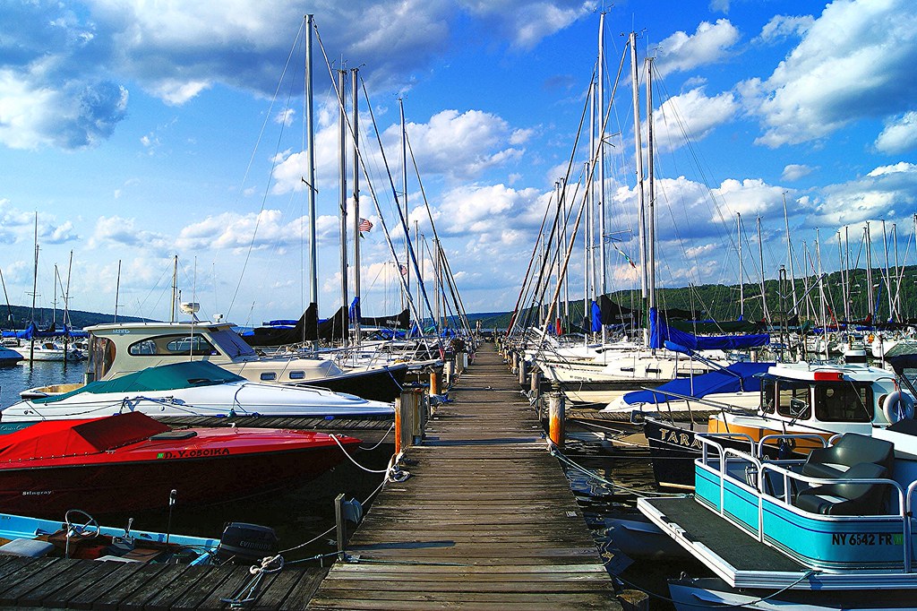 Docked Watkins Glen Marina. Oram24 Flickr