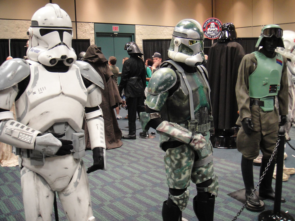 Star Wars Celebration V 501st room clone trooper costumes a photo