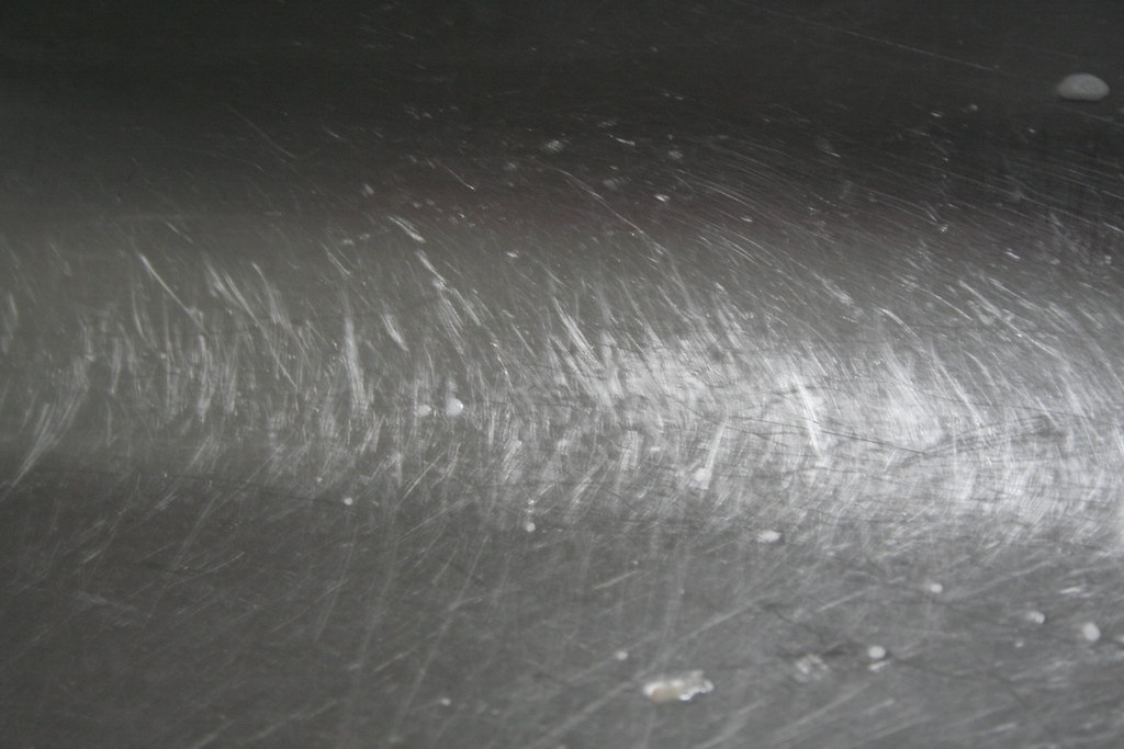 scratched metal Slightly blurry texture of the scratched s… Flickr