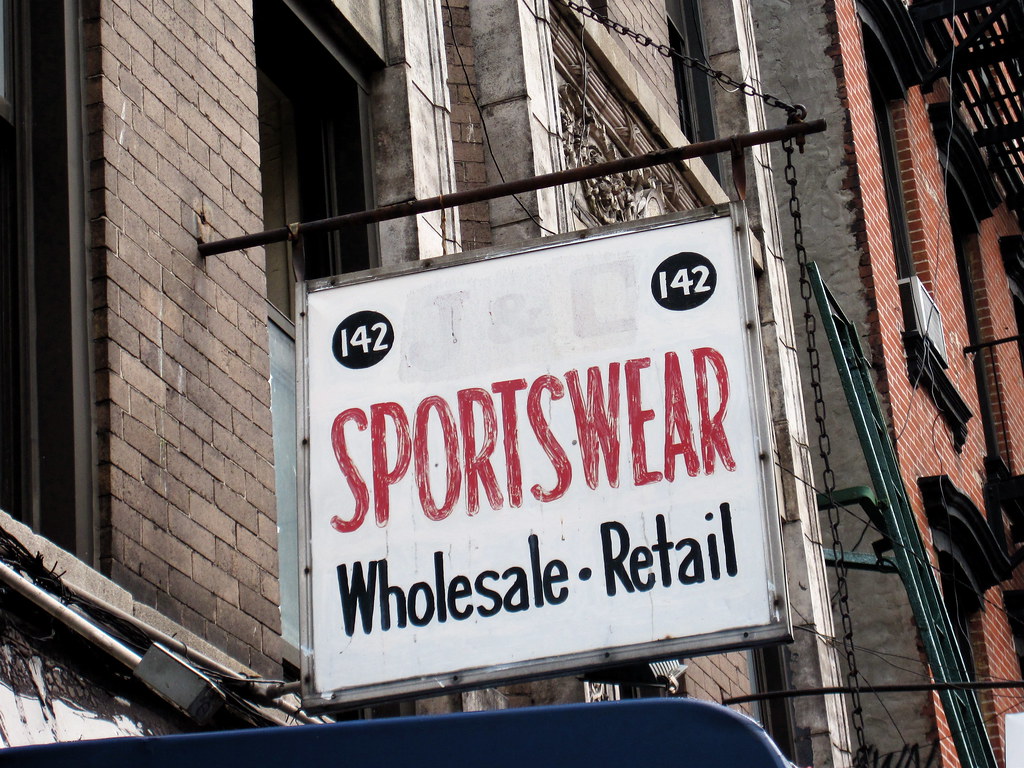 Sportswear, New York, NY A sign for Sportswear somewhere i… Flickr