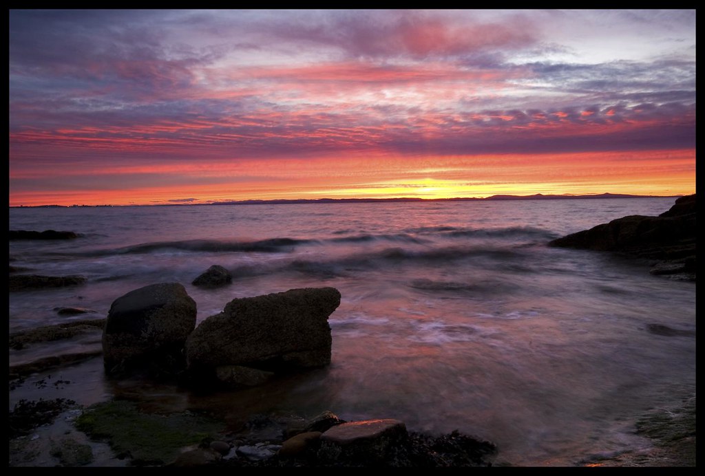 Tonight's Sunset Prestonpans Beach, East Lothian, Scotland… Flickr