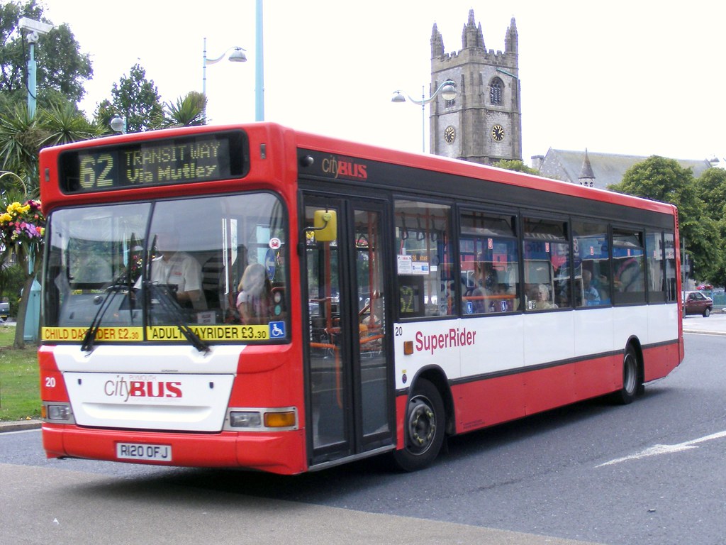 Plymouth Citybus . 20 R120OFJ . Plymouth City Centre . 12t… Flickr