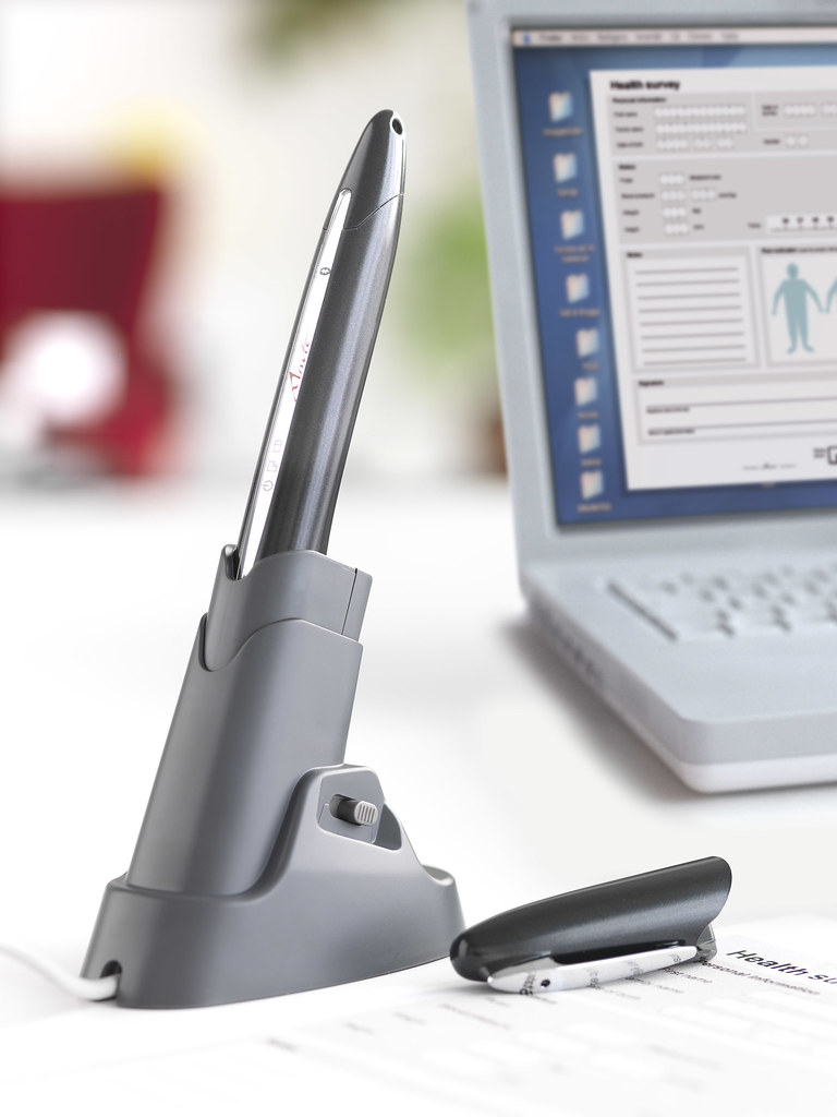 Anoto digital pen DP201, docking station and Mac Anoto AB Flickr