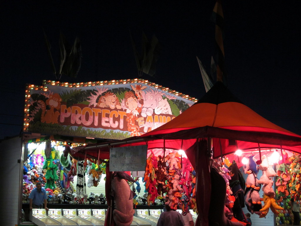 Carnival Games At Night, Loyal Corn Festival. Mark Flickr