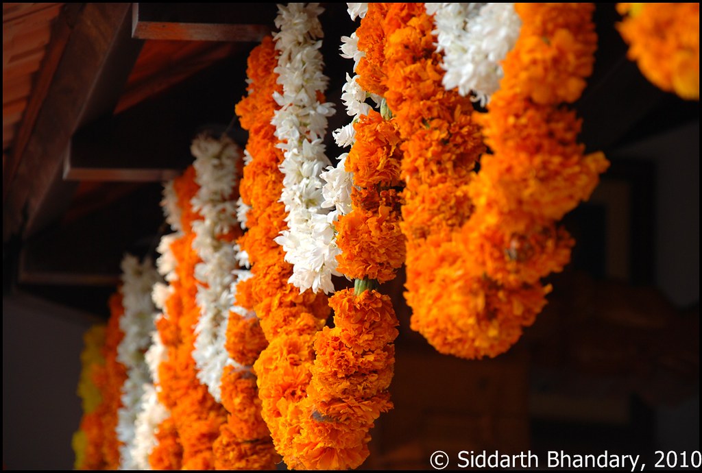 Flower decoration for house warming ceremony Siddarth Bhandary Flickr