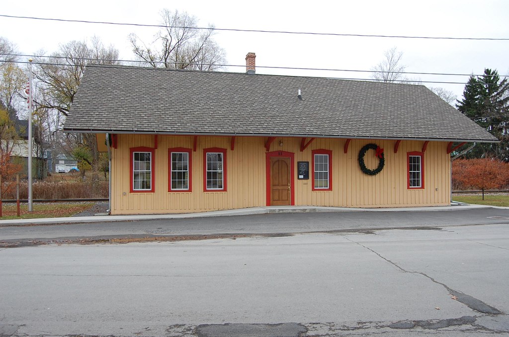 NYC passenger station, Lacona, NY. New York Central railro… Flickr