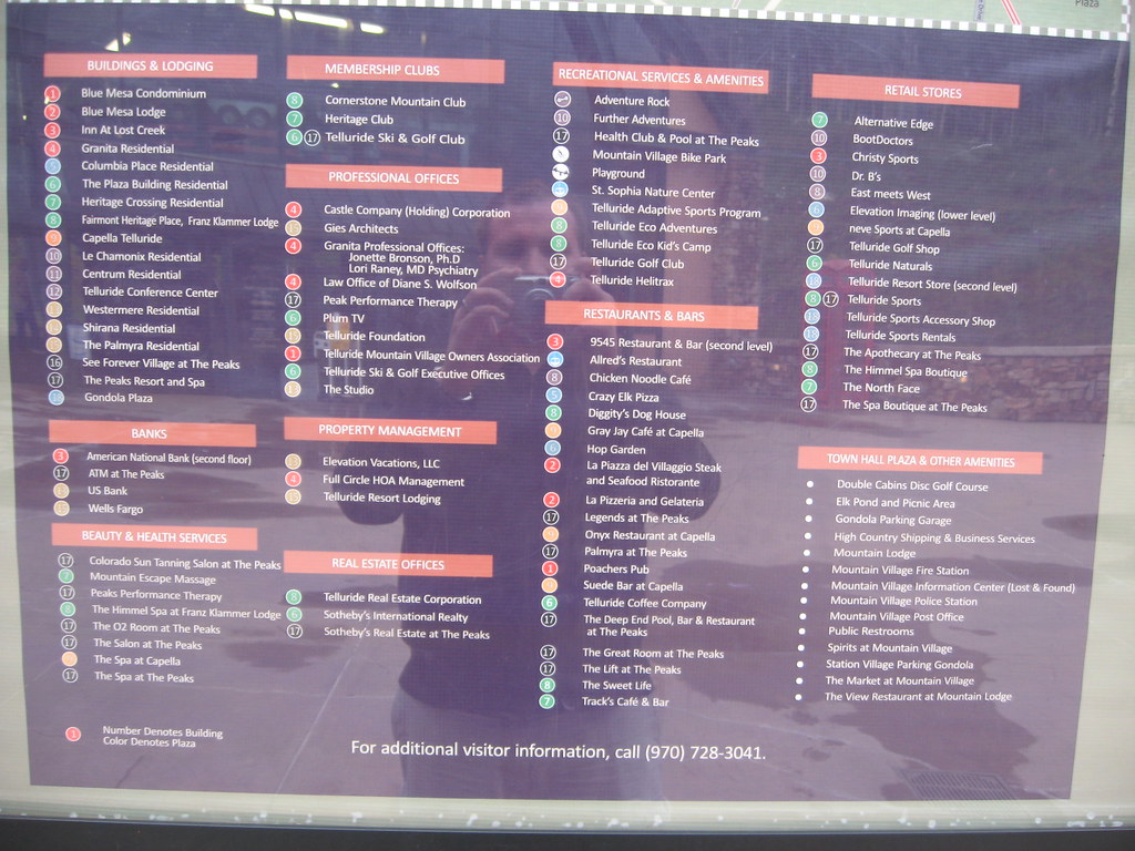 Map of Mountain Village, Colorado Mountain Village is a Ho… Flickr