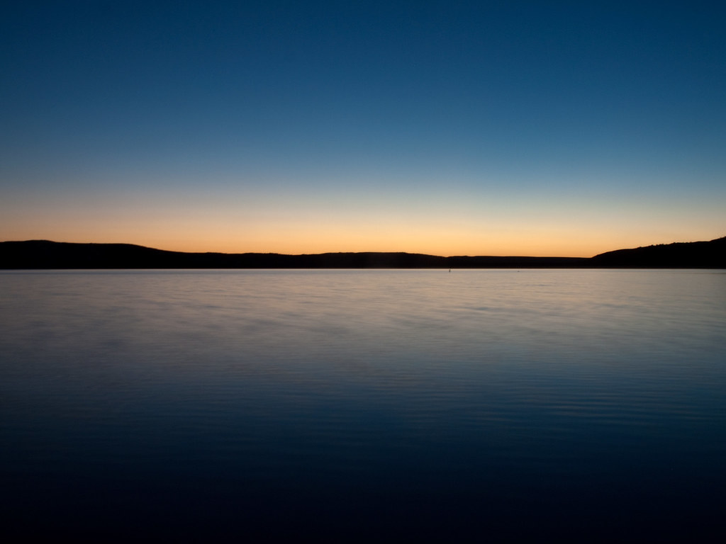 Sulfur Creek Reservoir At Dusk Shot with a .6 ND filter. S… Flickr