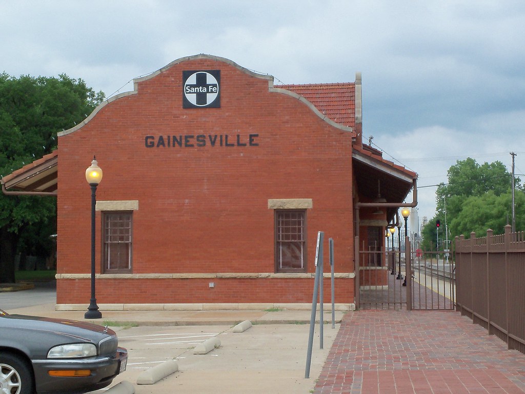 Sante Fe Depot, Gainesville, Texas A Texas Historical Mark… Flickr