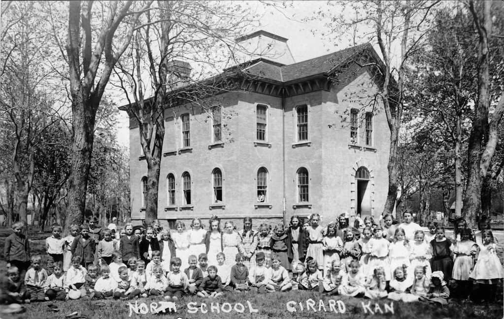 North School, Girard, Kansas, USA, early 20th century a photo on