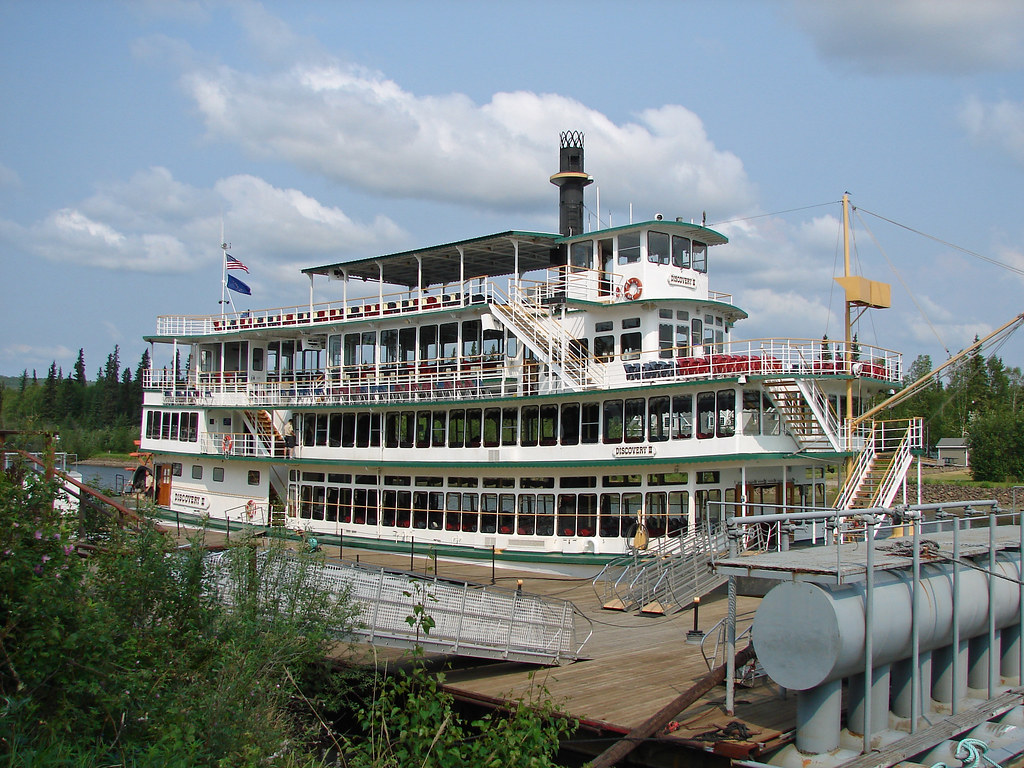Boat 3 Riverboat, along Chena River, Fairbanks, Alaska. Regis Flickr