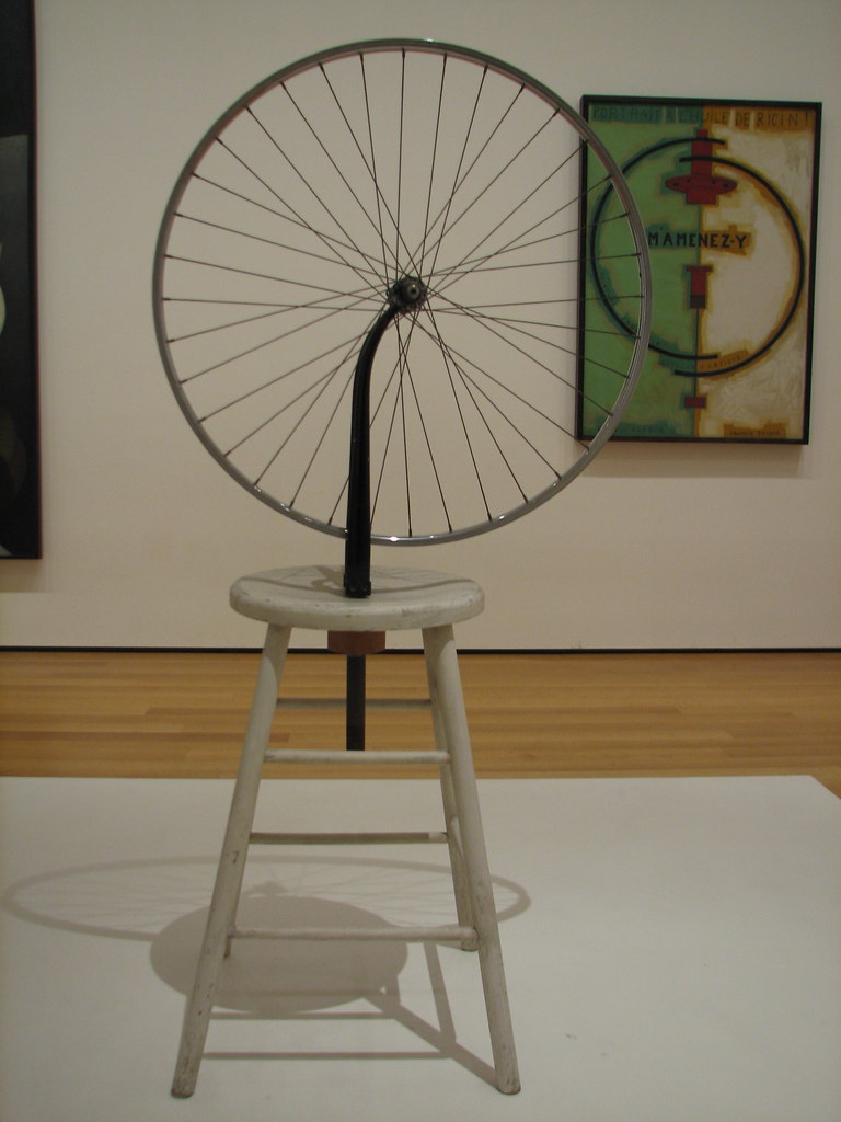 Marcel Duchamp Bicycle Wheel (1951, MoMA) Works by the Fre… Flickr